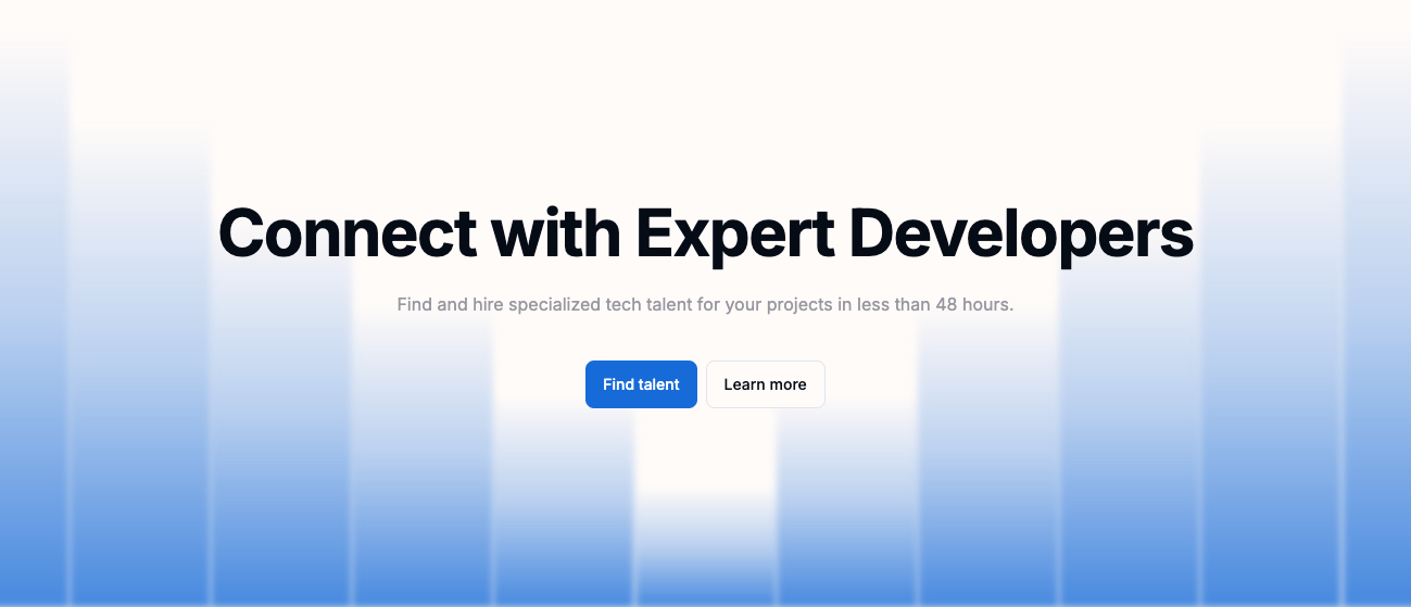 Vertical Stripes Hero