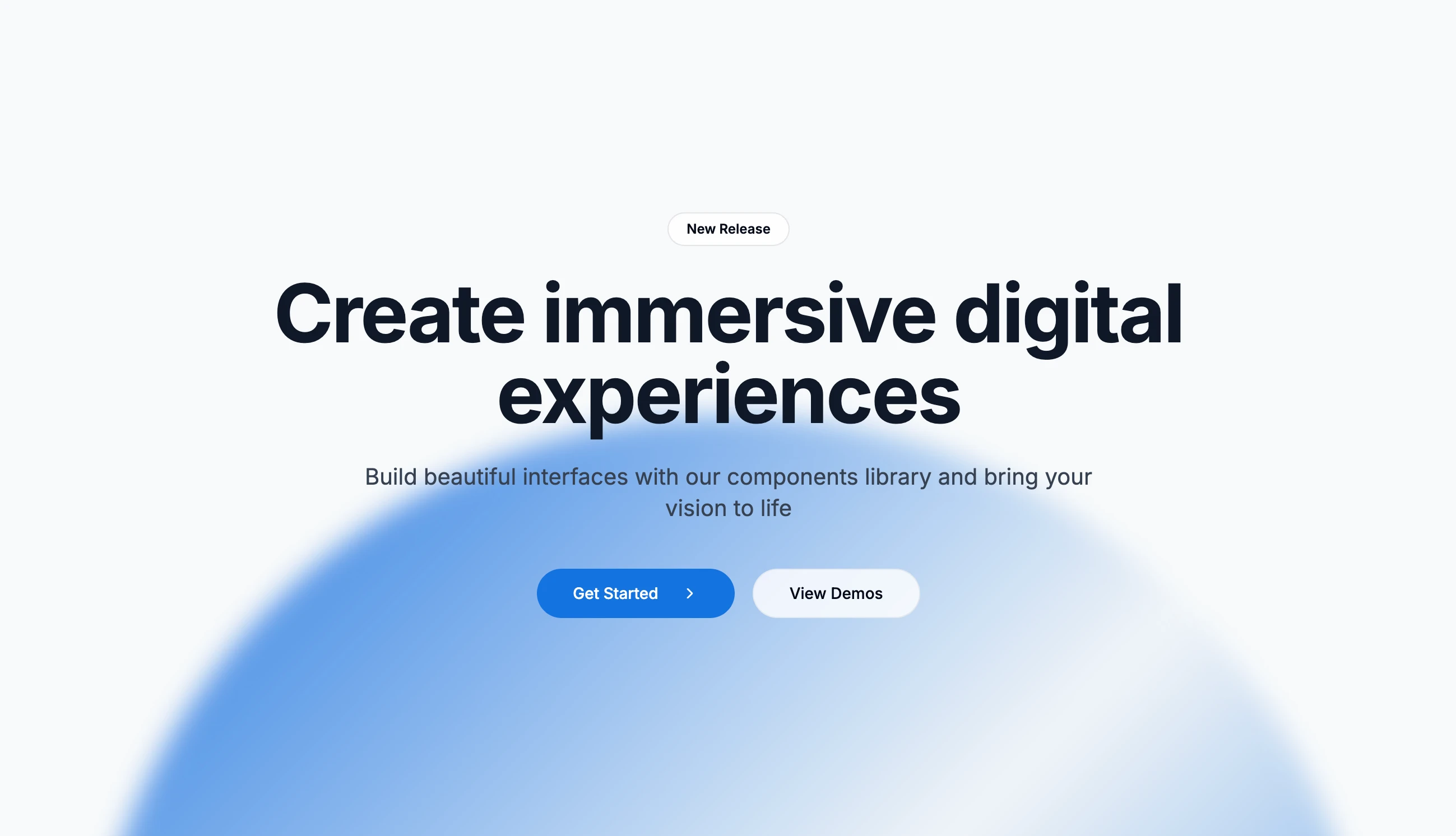 Gradient Semi-Sphere Hero